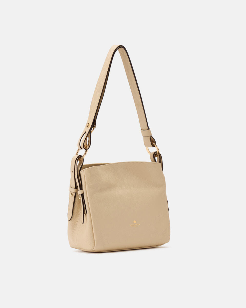 Velvet borsa a spalla piccola con tracolla estensibile Prosecco  - Borse A Spalla - Borse Donna - Borse - Cuoieria Fiorentina