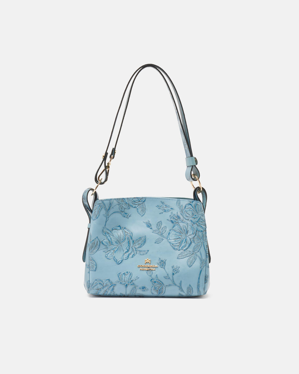 Small hobo bag Light blue  - Shoulder Bags - Women's Bags - Bags - Cuoieria Fiorentina