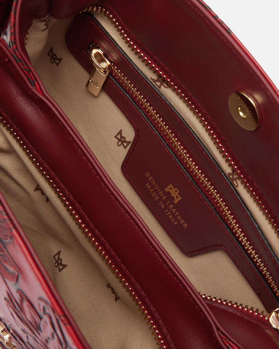 Small hobo bag Red  - Shoulder Bags - Women's Bags - Bags - Cuoieria Fiorentina