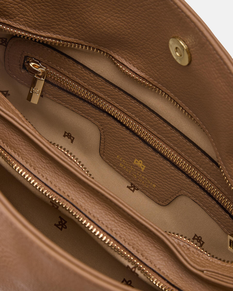 HOBO BAG Desert  - Shoulder Bags - Women's Bags - Bags - Cuoieria Fiorentina