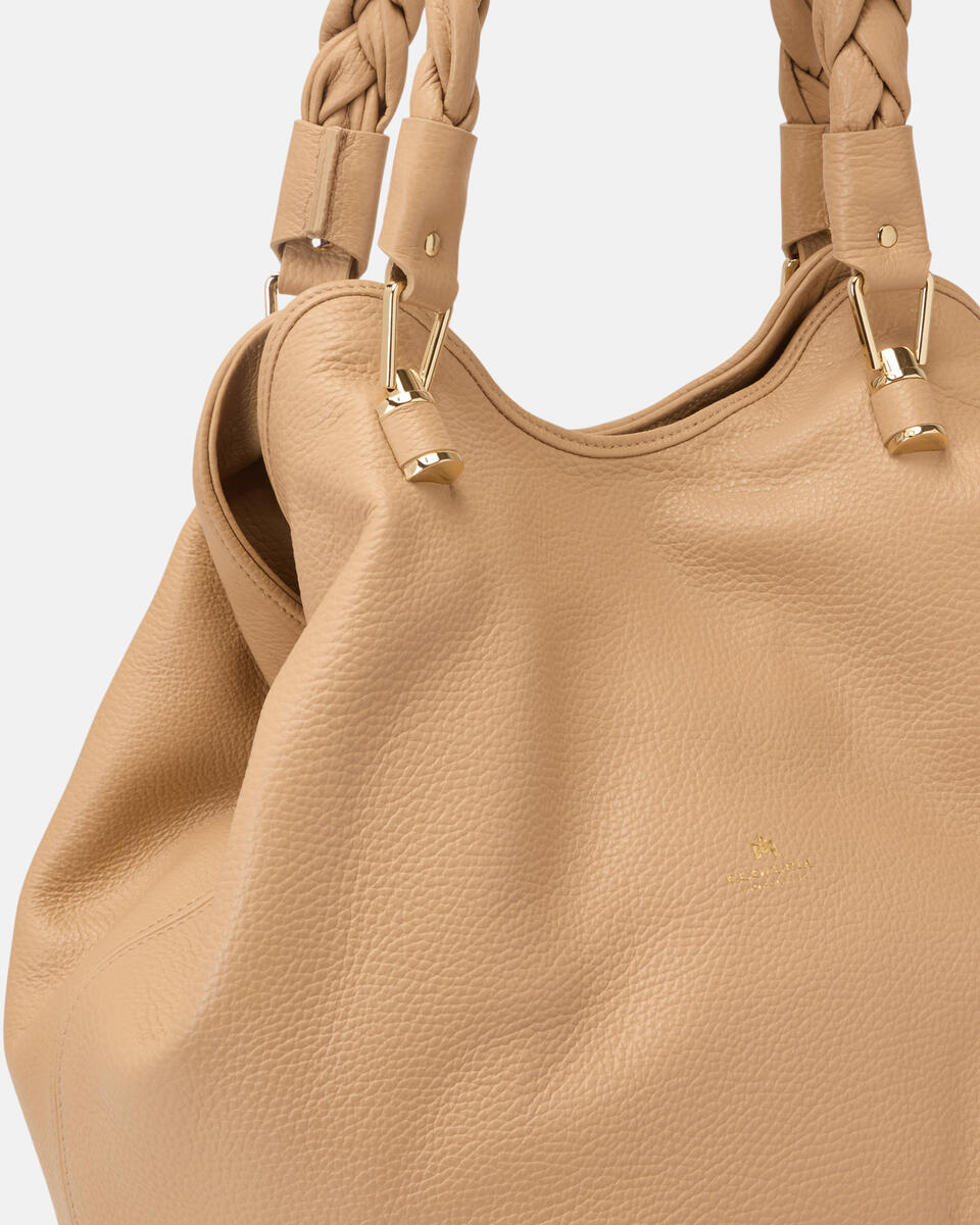 SHOPPING BAG Nude  - Bags - Special Price - Cuoieria Fiorentina