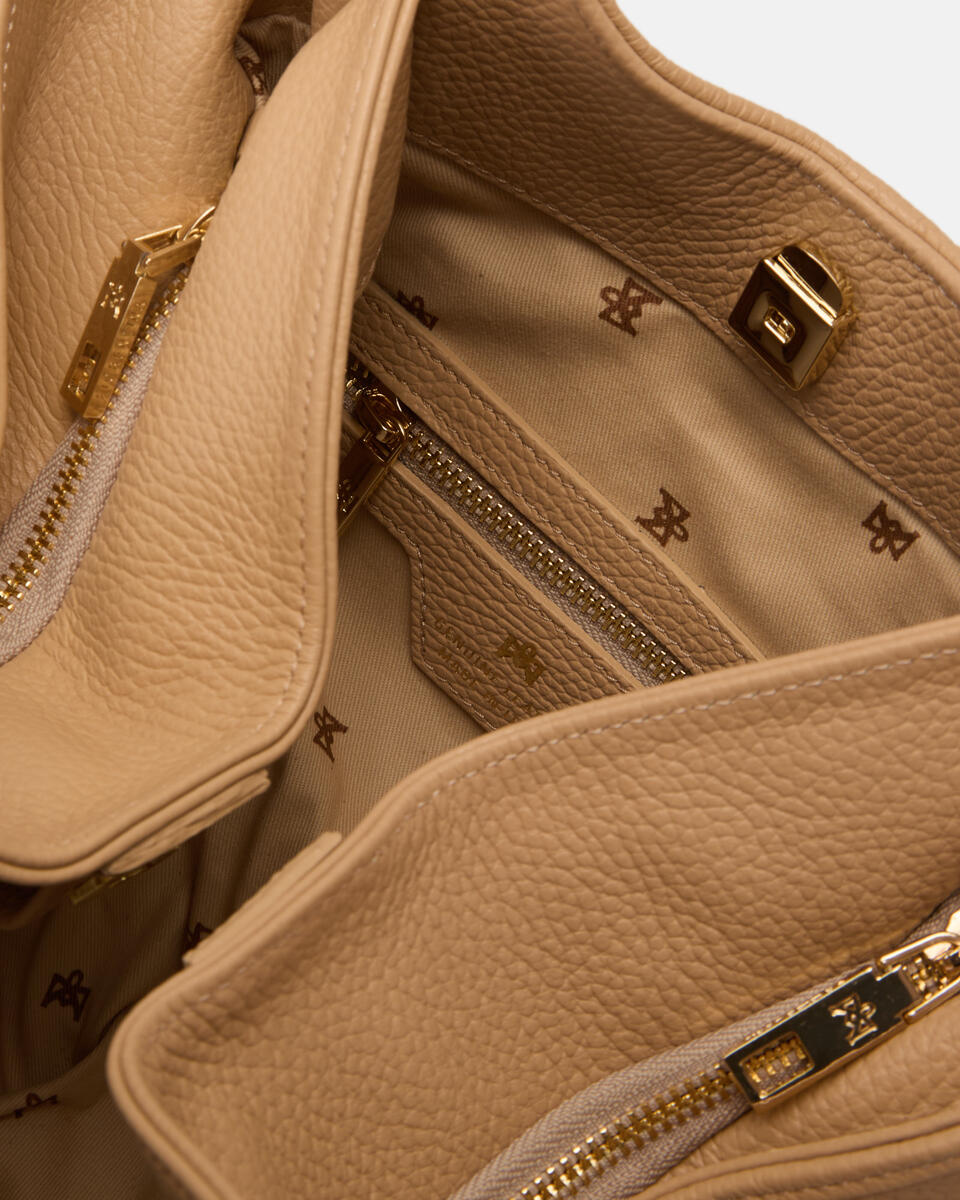 SHOPPING BAG Nude  - Bags - Special Price - Cuoieria Fiorentina