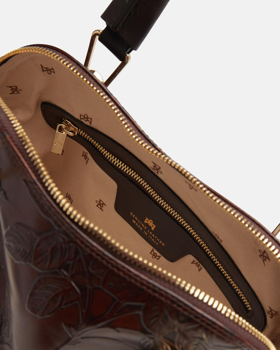 Tote bag Mahogany  - Tote Bags - Women's Bags - Bags - Cuoieria Fiorentina
