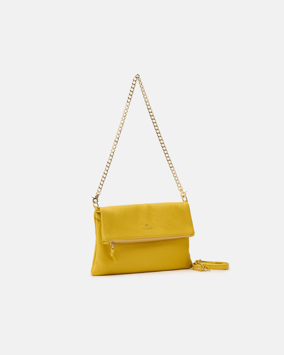 Velvet Borsa a tracolla reversibile condoppia bandoliera in metallo Soleil  - Tracolla - Borse Donna - Borse - Cuoieria Fiorentina