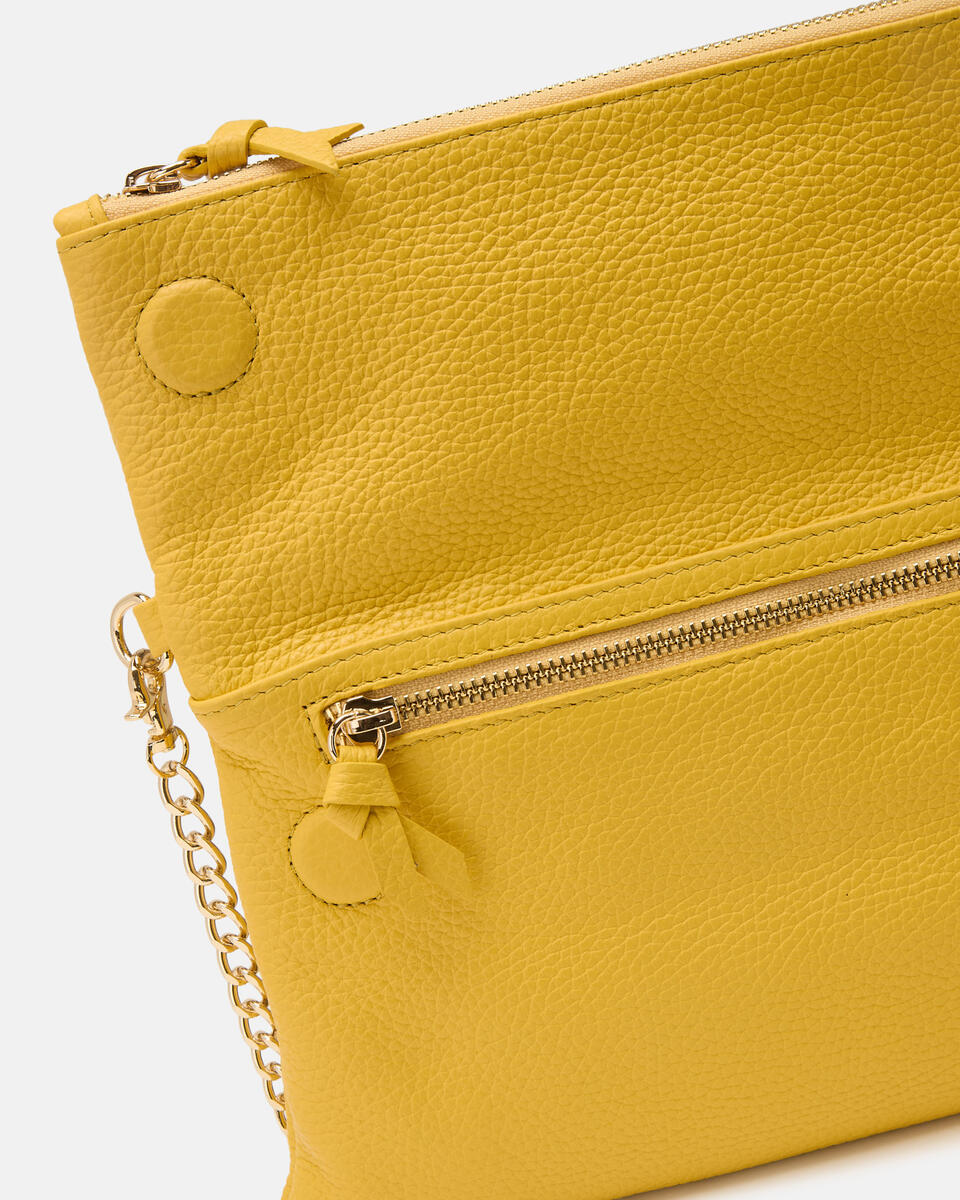 Velvet Borsa a tracolla reversibile condoppia bandoliera in metallo Soleil  - Tracolla - Borse Donna - Borse - Cuoieria Fiorentina