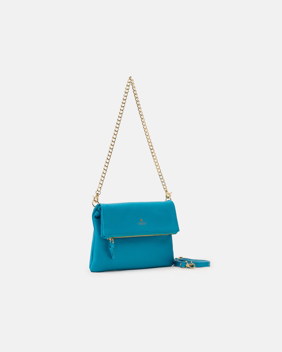 Shoulder bag Turquoise  - Crossbody Bags - Women's Bags - Bags - Cuoieria Fiorentina