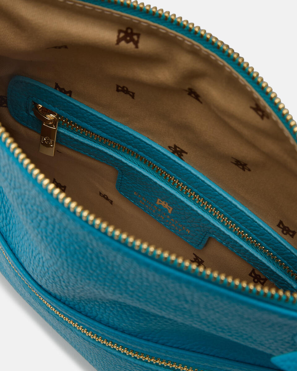 Shoulder bag Turquoise  - Crossbody Bags - Women's Bags - Bags - Cuoieria Fiorentina