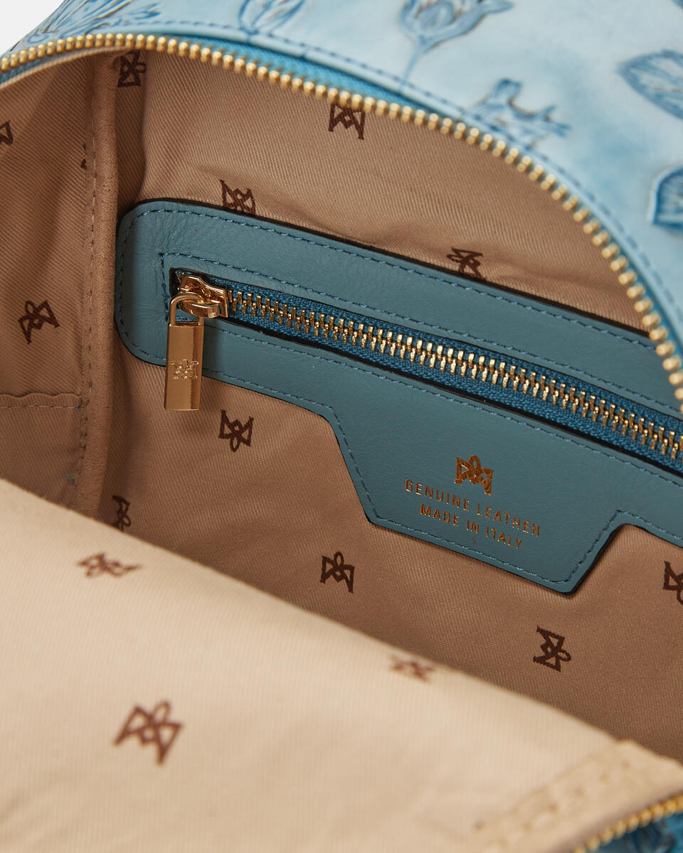 Small backpack Light blue  - Backpacks - Women's Bags - Bags - Cuoieria Fiorentina