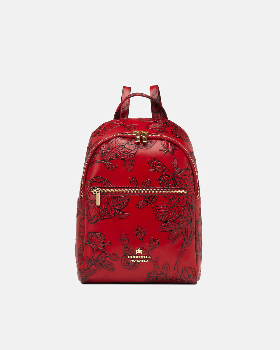 Small backpack Red  - Backpacks - Women's Bags - Bags - Cuoieria Fiorentina