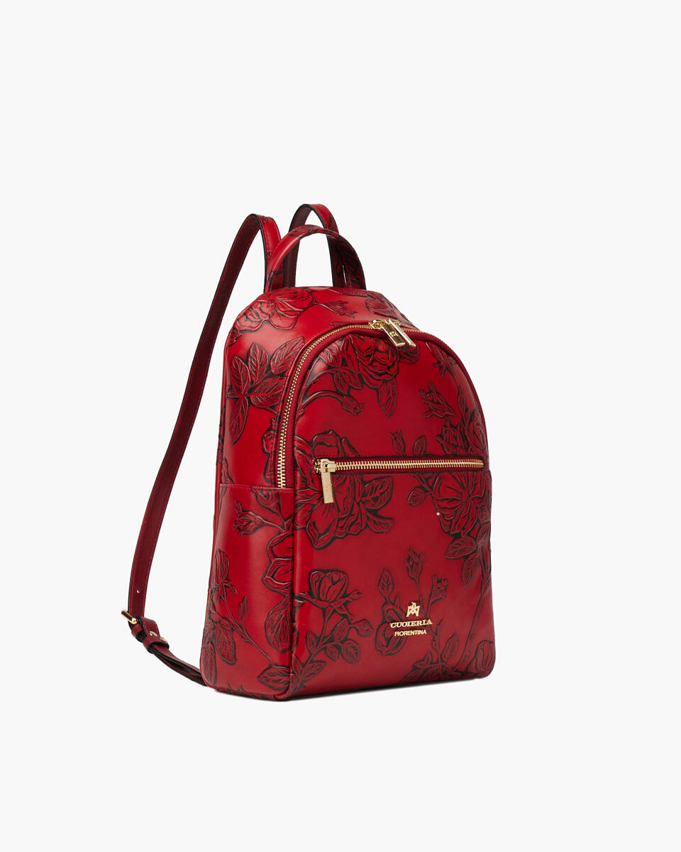 Small backpack Red  - Backpacks - Women's Bags - Bags - Cuoieria Fiorentina