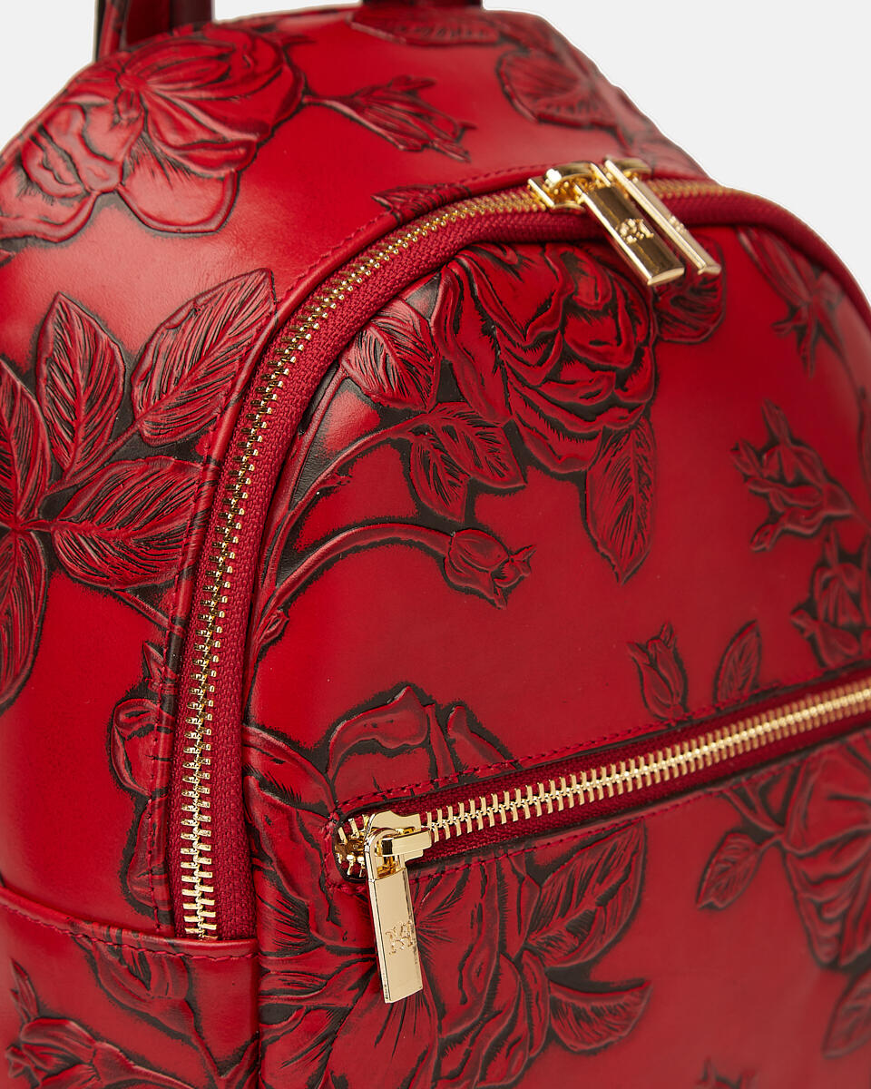 Small backpack Red  - Backpacks - Women's Bags - Bags - Cuoieria Fiorentina