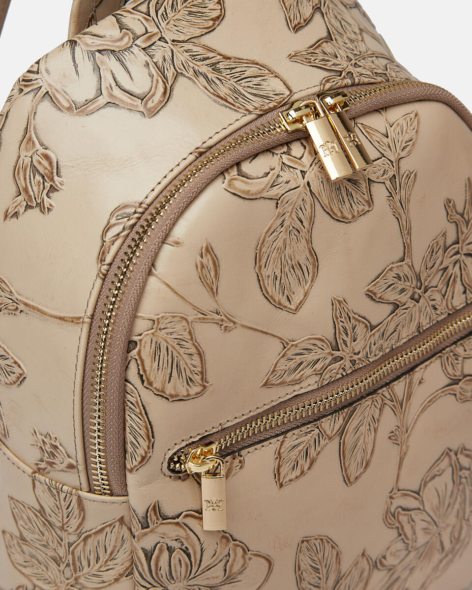 Small backpack Taupe  - Backpacks - Women's Bags - Bags - Cuoieria Fiorentina