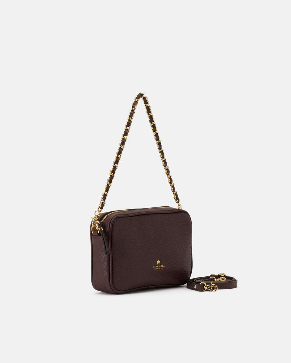 Camera bag Coffee  - Mini Bags - Women's Bags - Bags - Cuoieria Fiorentina