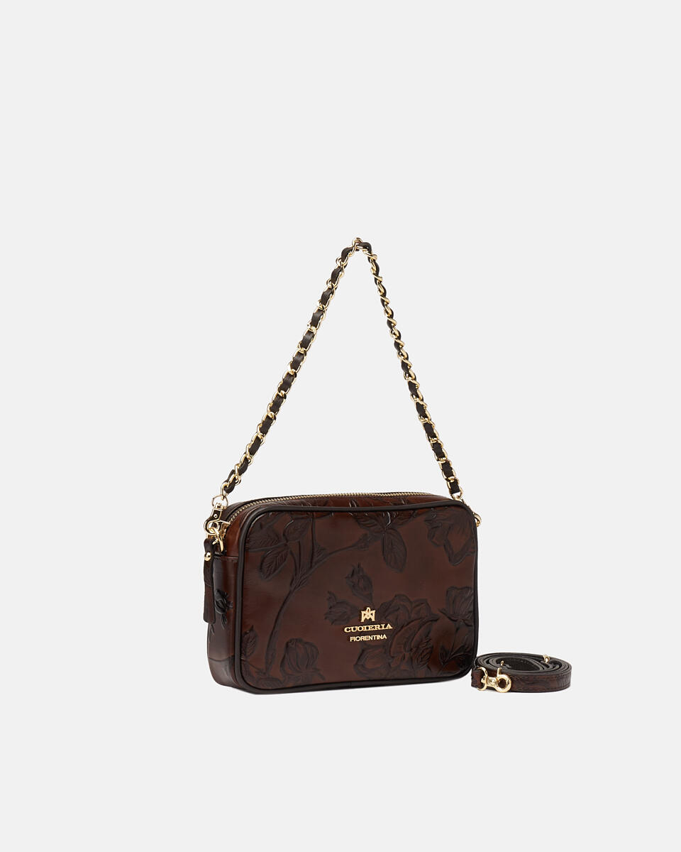 Camera bag Mahogany  - Mini Bags - Women's Bags - Bags - Cuoieria Fiorentina