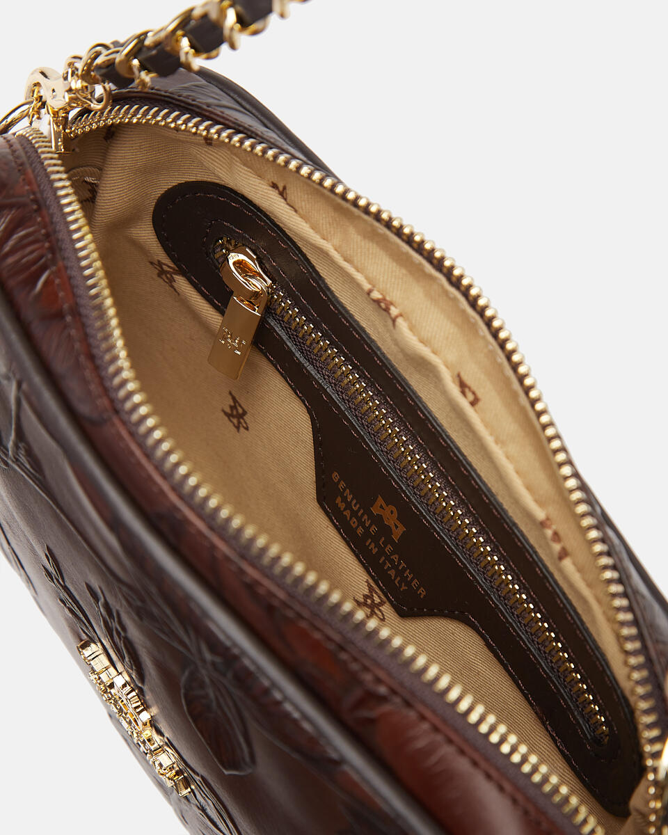 Camera bag Mahogany  - Mini Bags - Women's Bags - Bags - Cuoieria Fiorentina