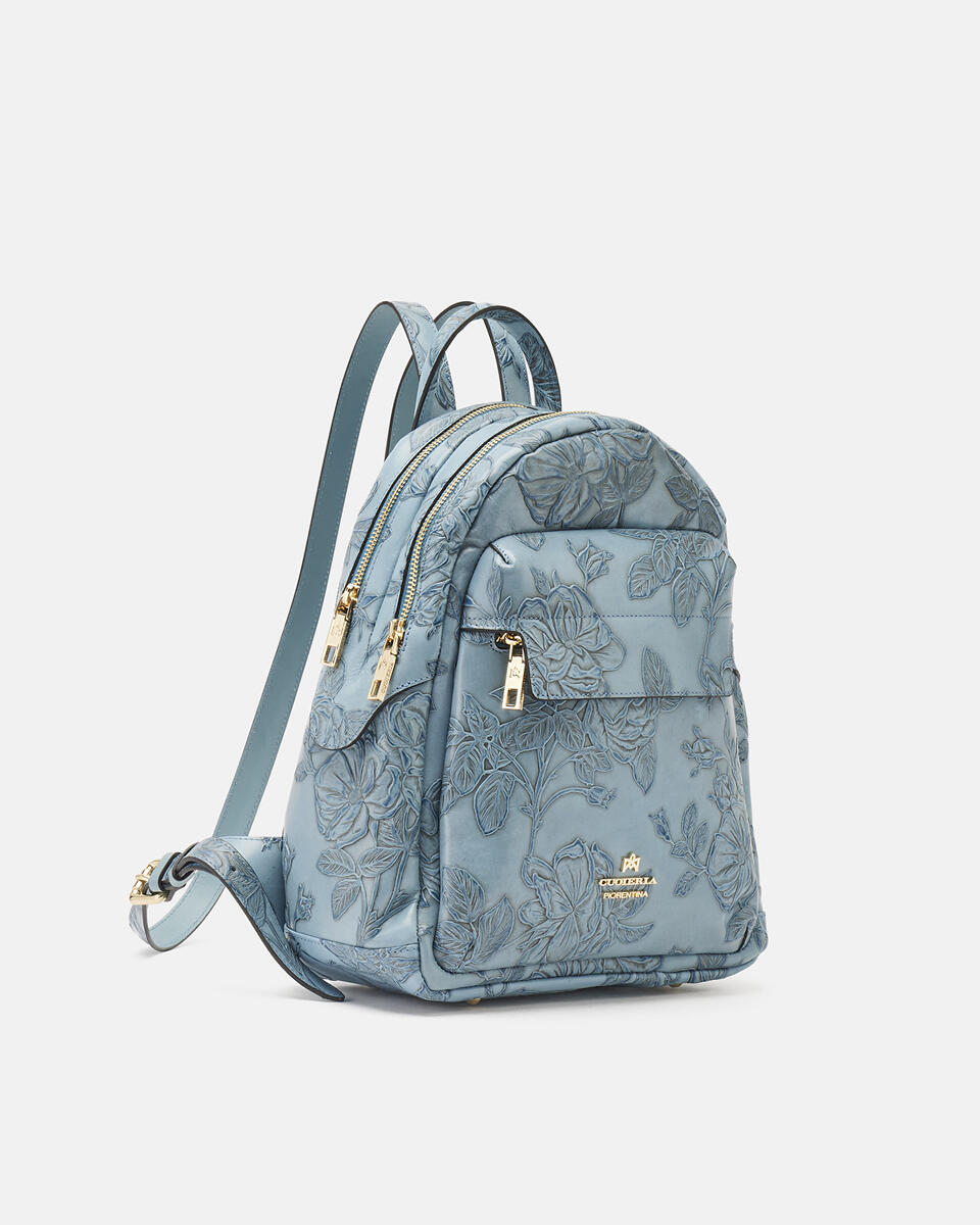 Backpack Light blue  - Backpacks - Women's Bags - Bags - Cuoieria Fiorentina