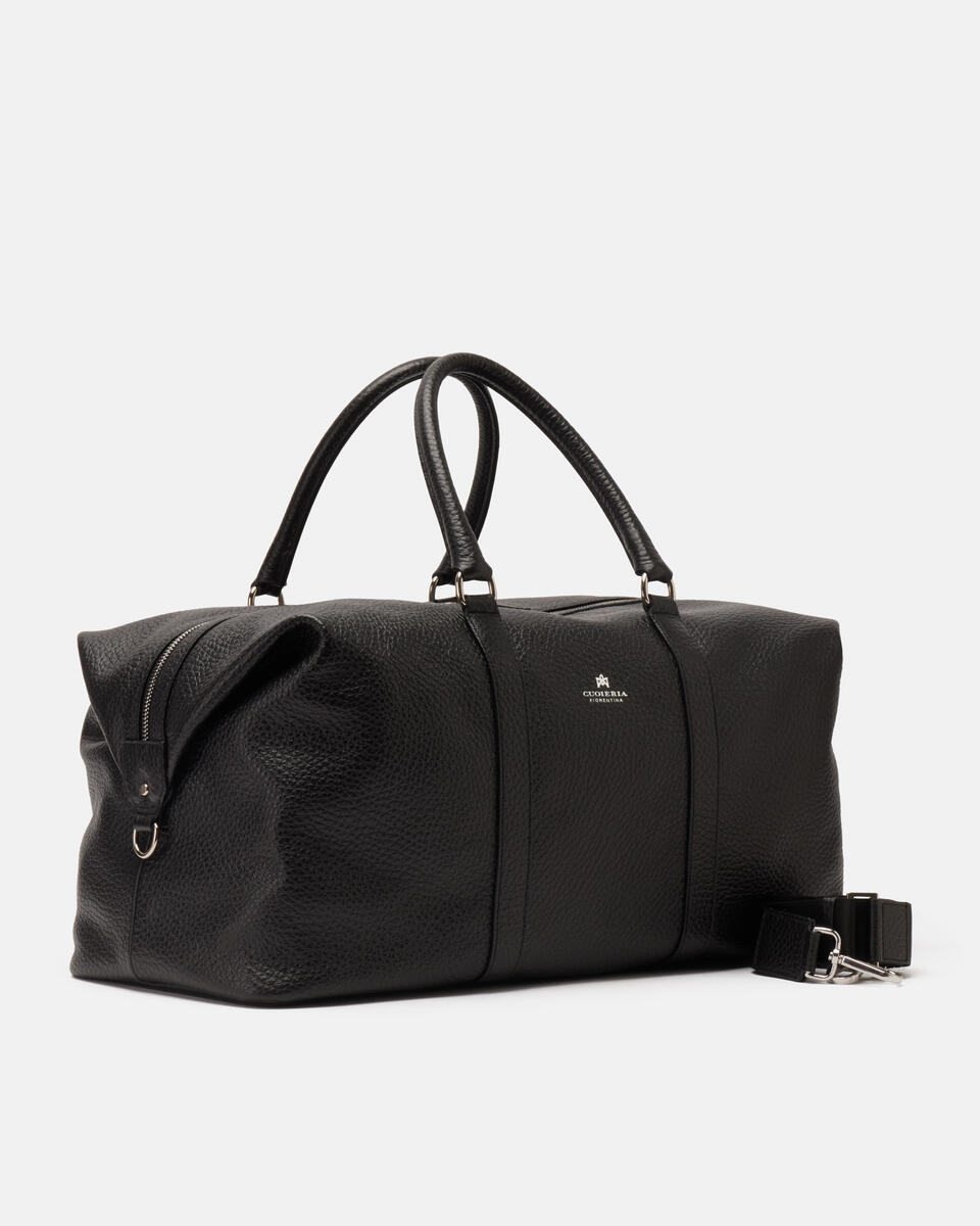 WEEKENDER Black  - Travel Bags - Men's Bags - Bags - Cuoieria Fiorentina