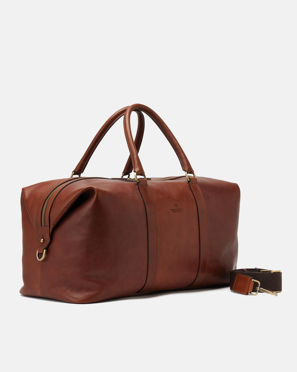 WEEKENDER Brown  - Travel Bags - Travel Bags - Cuoieria Fiorentina