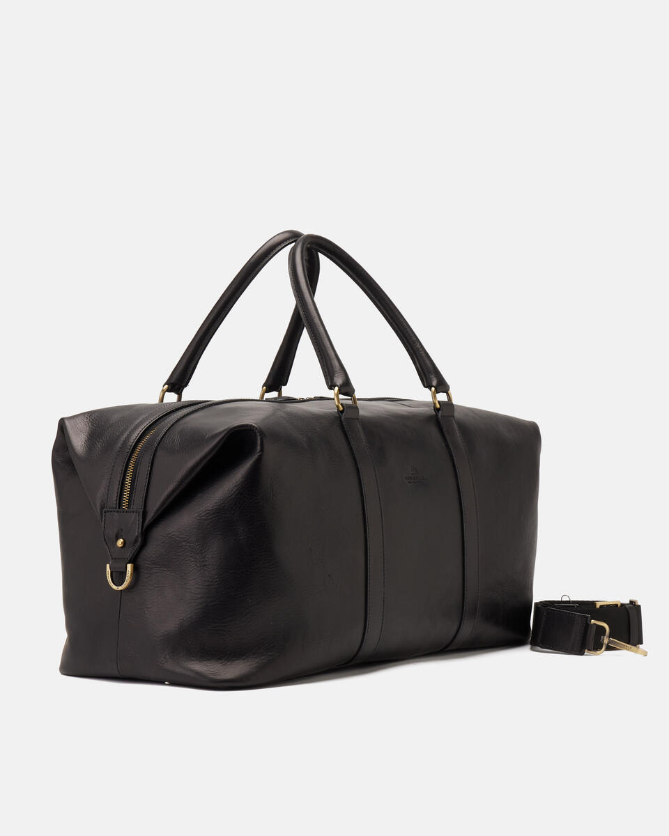 WEEKENDER Black  - Travel Bags - Travel Bags - Cuoieria Fiorentina