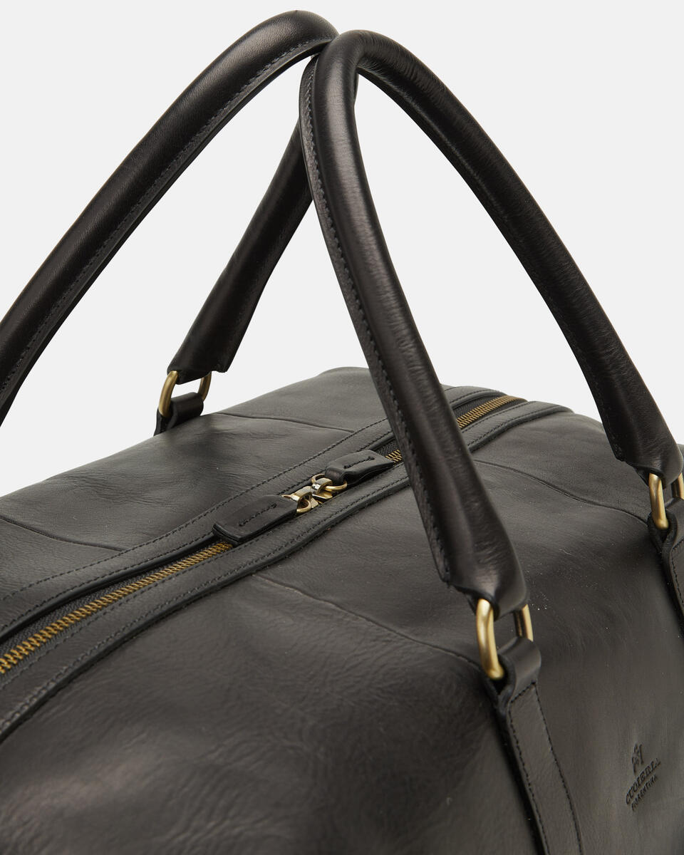 WEEKENDER Black  - Travel Bags - Travel Bags - Cuoieria Fiorentina