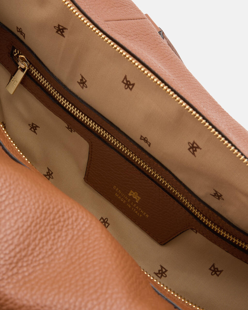 WEEKENDER Caramel  - Travel Bags - Travel Bags - Cuoieria Fiorentina