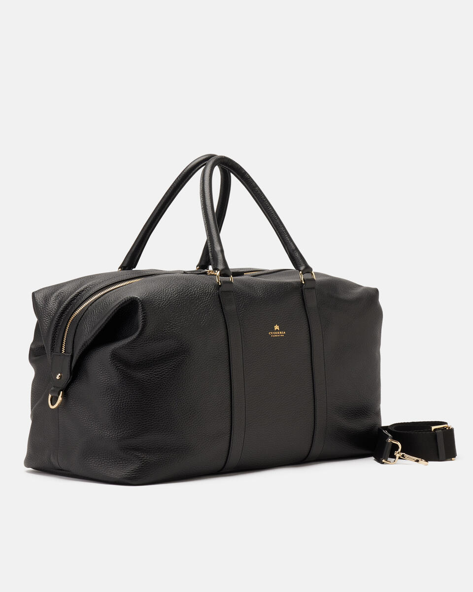 WEEKENDER Black  - Travel Bags - Travel Bags - Cuoieria Fiorentina