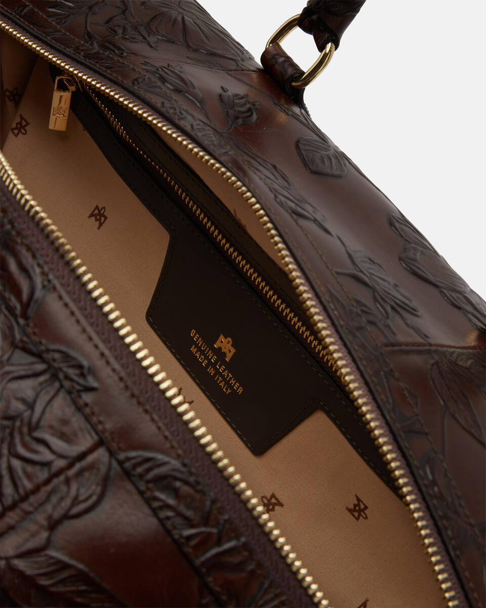 Weekender Mahogany  - Travel Bags - Travel Bags - Cuoieria Fiorentina