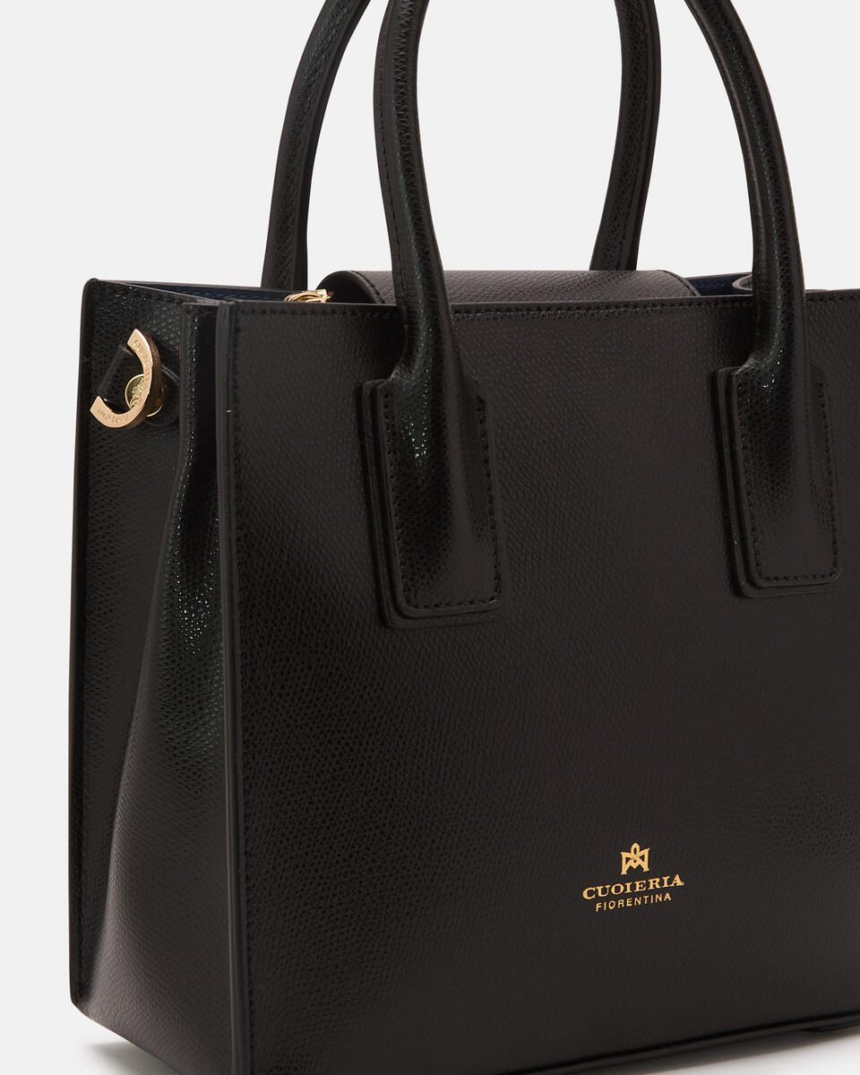 Small tote bag Black  - Tote Bags - Women's Bags - Bags - Cuoieria Fiorentina
