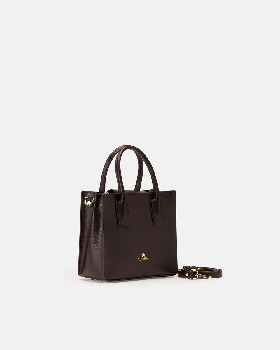 Small tote bag Dark brown  - Tote Bags - Women's Bags - Bags - Cuoieria Fiorentina