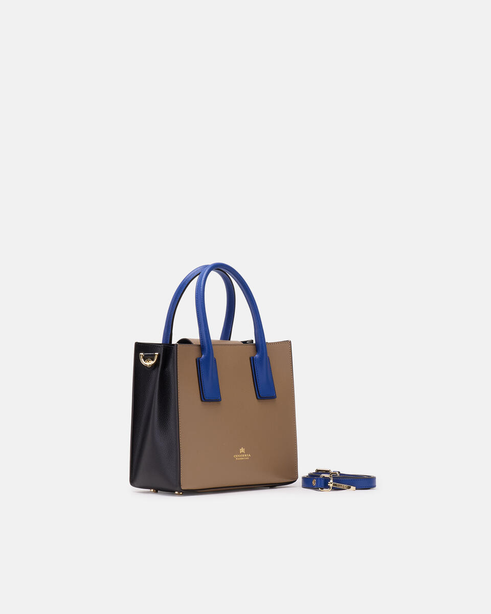 small tote bag Desertblackbluette  - Mini Bags - Women's Bags - Bags - Cuoieria Fiorentina