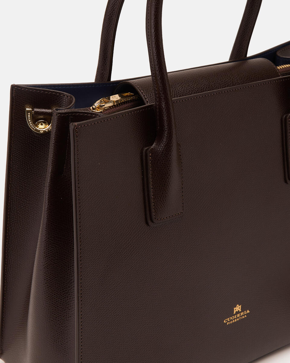 Tote bag Dark brown  - Tote Bags - Women's Bags - Bags - Cuoieria Fiorentina