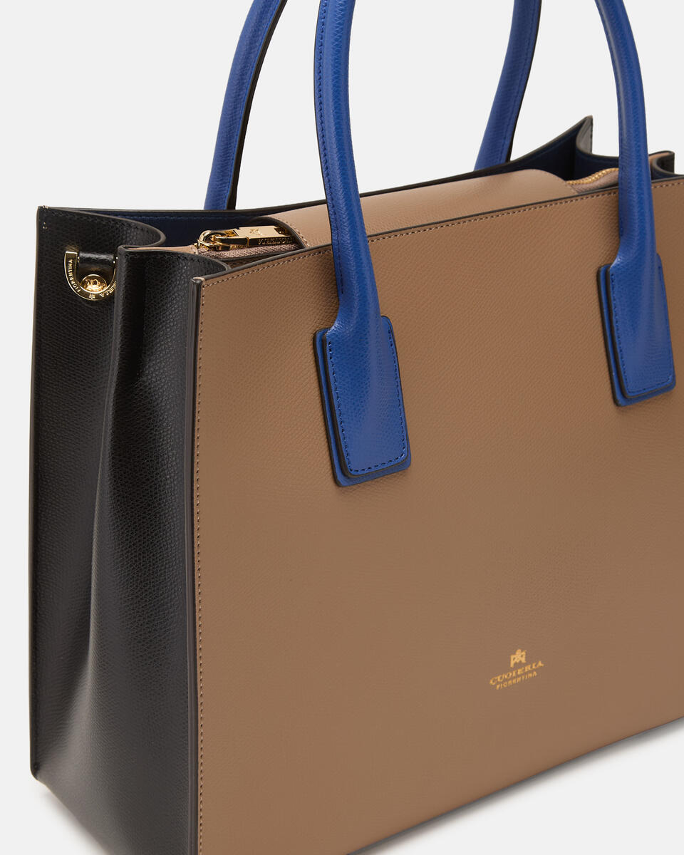 Tote bag Desertblackbluette  - Tote Bags - Women's Bags - Bags - Cuoieria Fiorentina