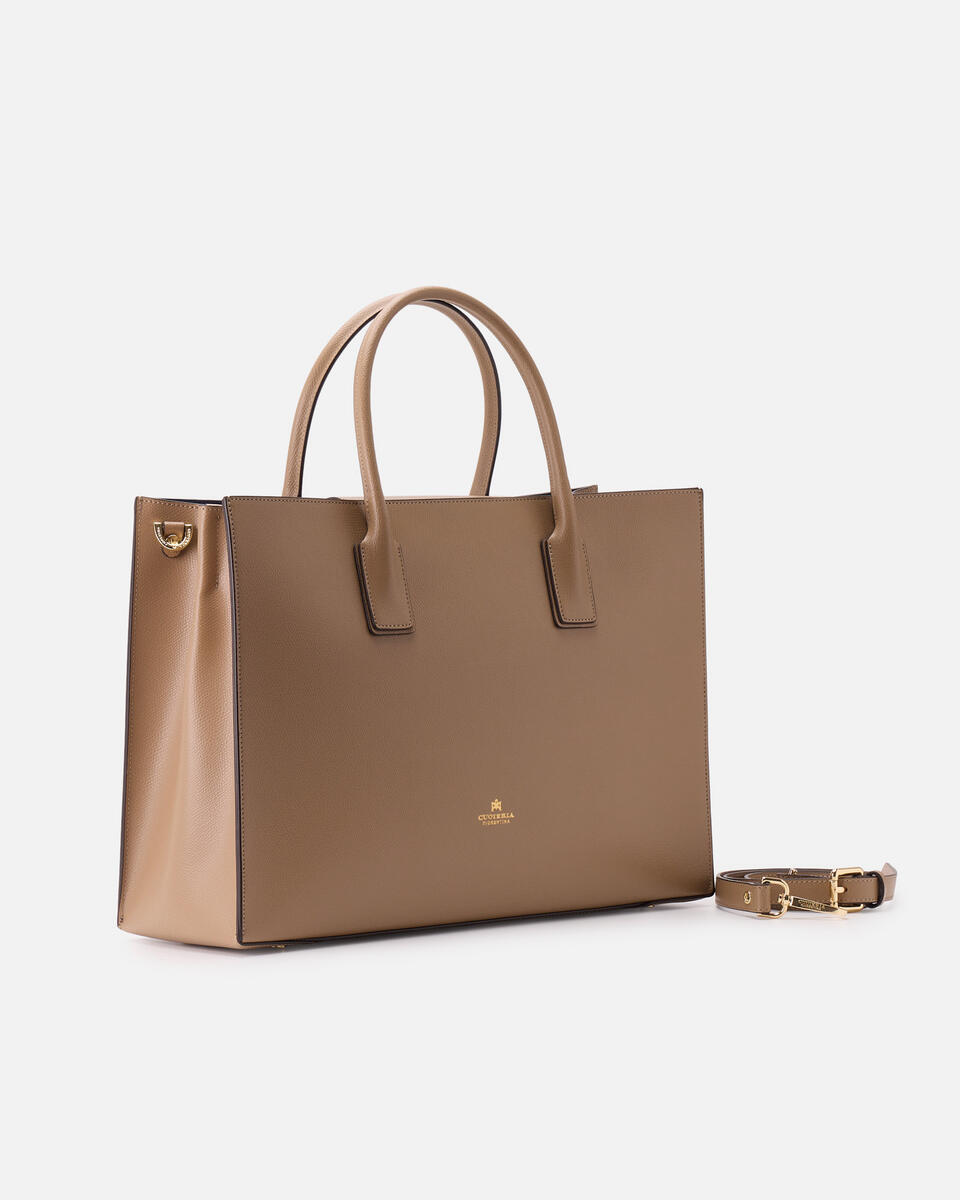 Large tote bag Desert  - Tote Bags - Women's Bags - Bags - Cuoieria Fiorentina