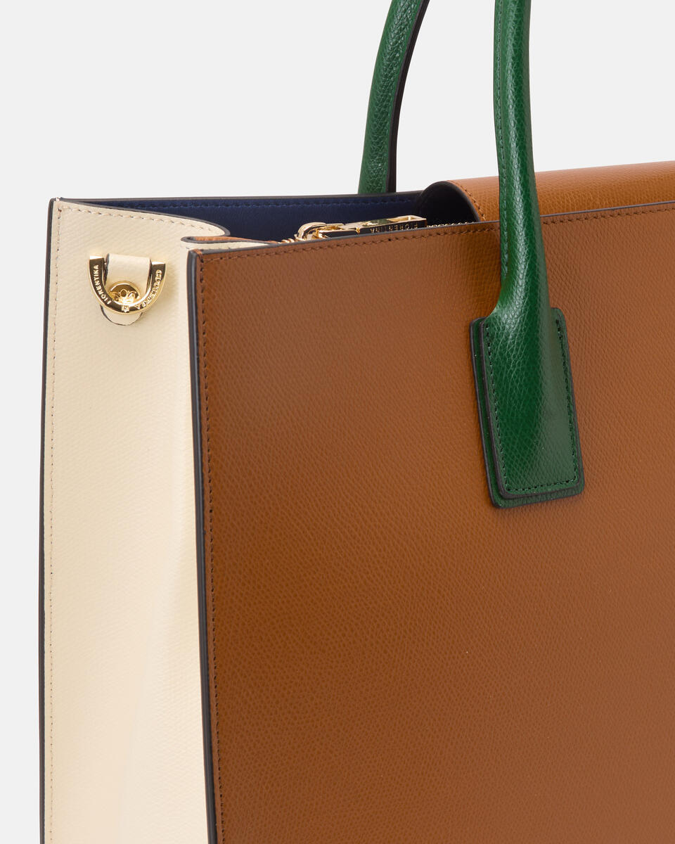 Large tote bag Lionproseccoaloe  - Tote Bags - Women's Bags - Bags - Cuoieria Fiorentina