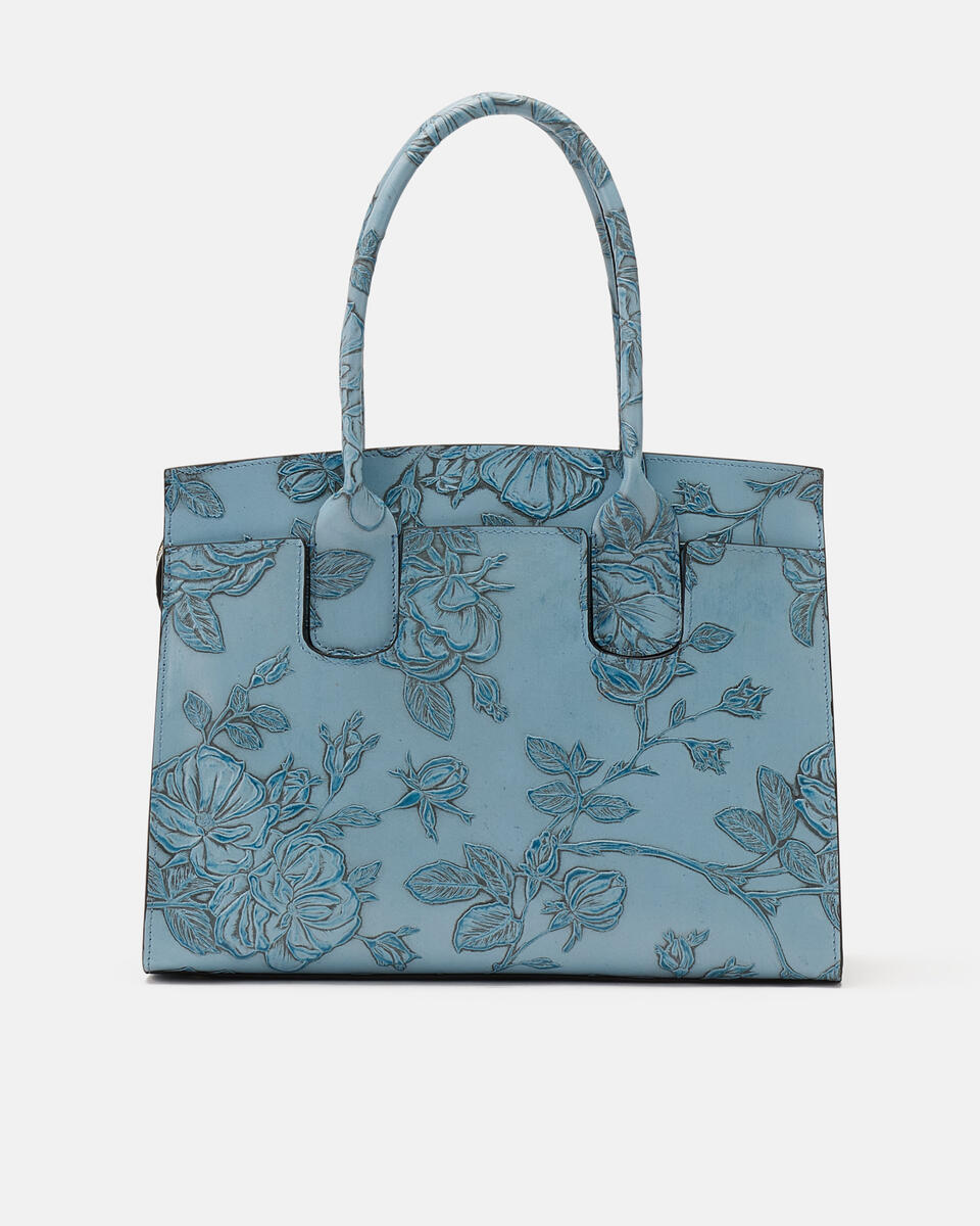 Tote bag Light blue  - Tote Bags - Women's Bags - Bags - Cuoieria Fiorentina
