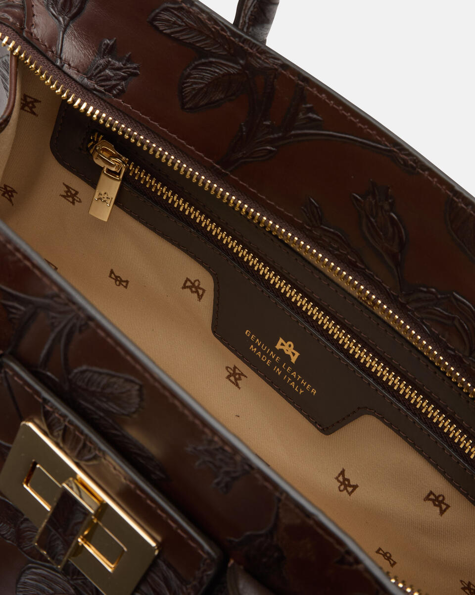 Tote bag Mahogany  - Tote Bags - Women's Bags - Bags - Cuoieria Fiorentina