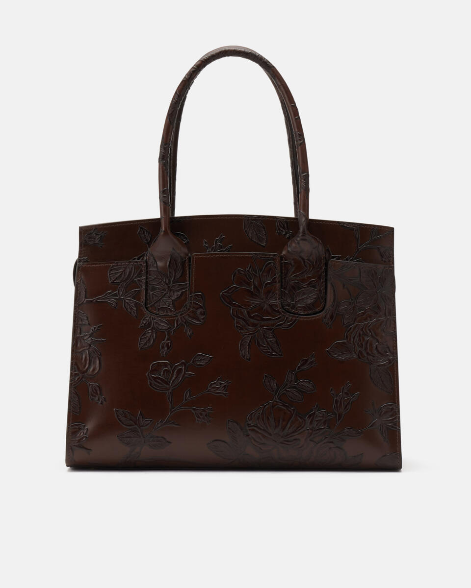 Tote bag Mahogany  - Tote Bags - Women's Bags - Bags - Cuoieria Fiorentina