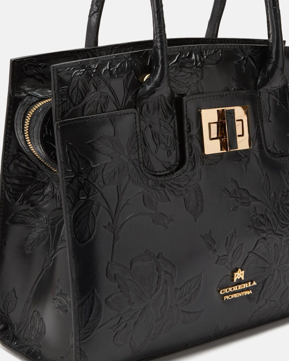 Tote bag Black  - Tote Bags - Women's Bags - Bags - Cuoieria Fiorentina
