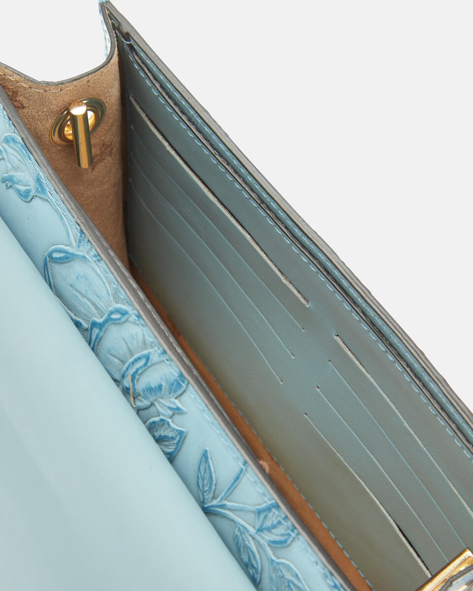 CLUTCH BAG Light blue  - Mini Bags - Women's Bags - Bags - Cuoieria Fiorentina