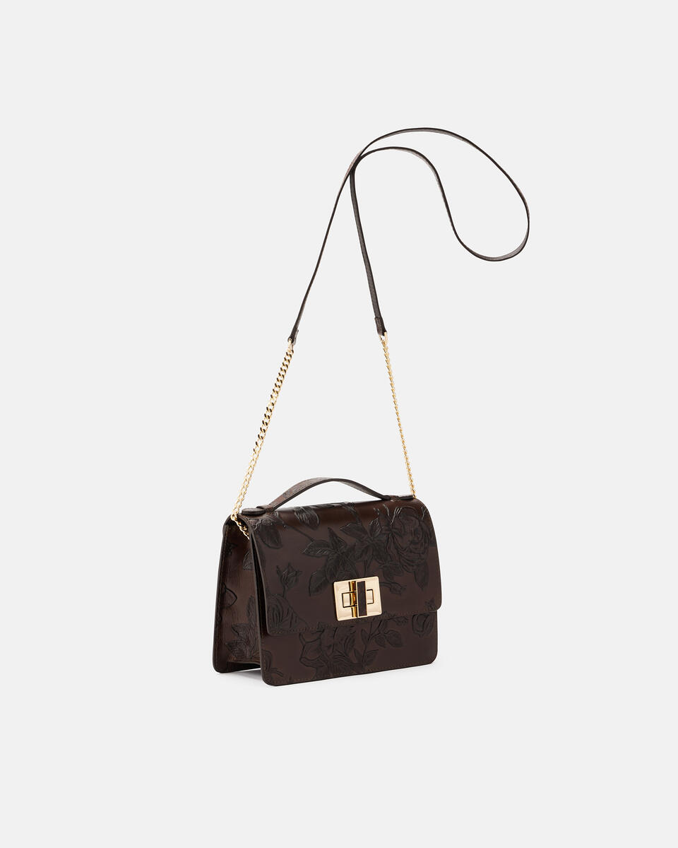 CLUTCH BAG Mahogany  - Mini Bags - Women's Bags - Bags - Cuoieria Fiorentina