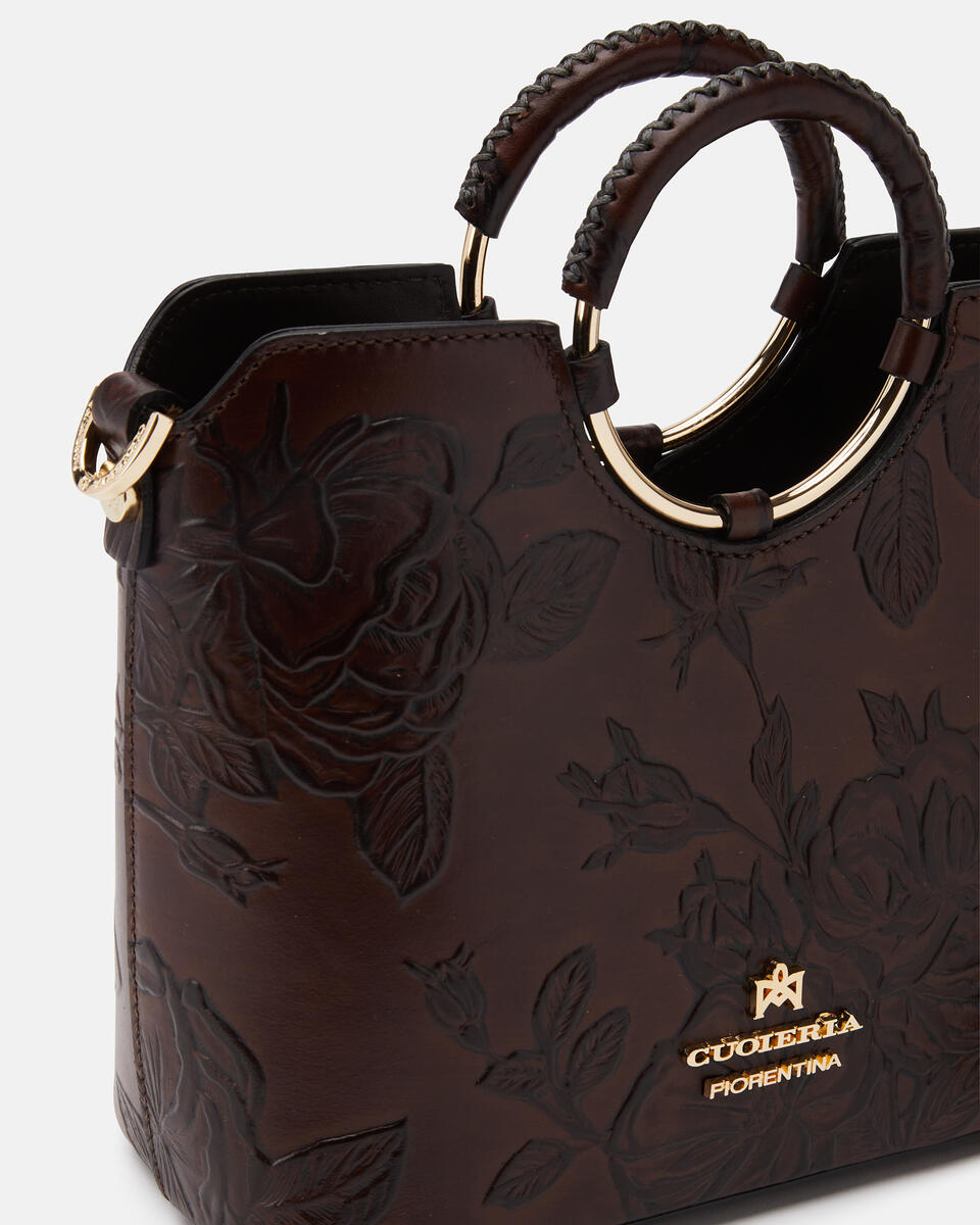 SMALL TOTE BAG Mahogany  - Tote Bags - Women's Bags - Bags - Cuoieria Fiorentina