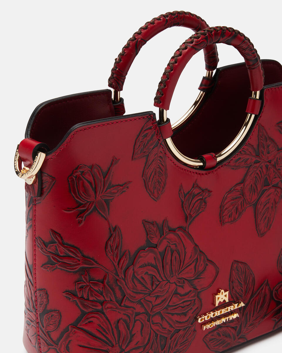 SMALL TOTE BAG Red  - Tote Bags - Women's Bags - Bags - Cuoieria Fiorentina