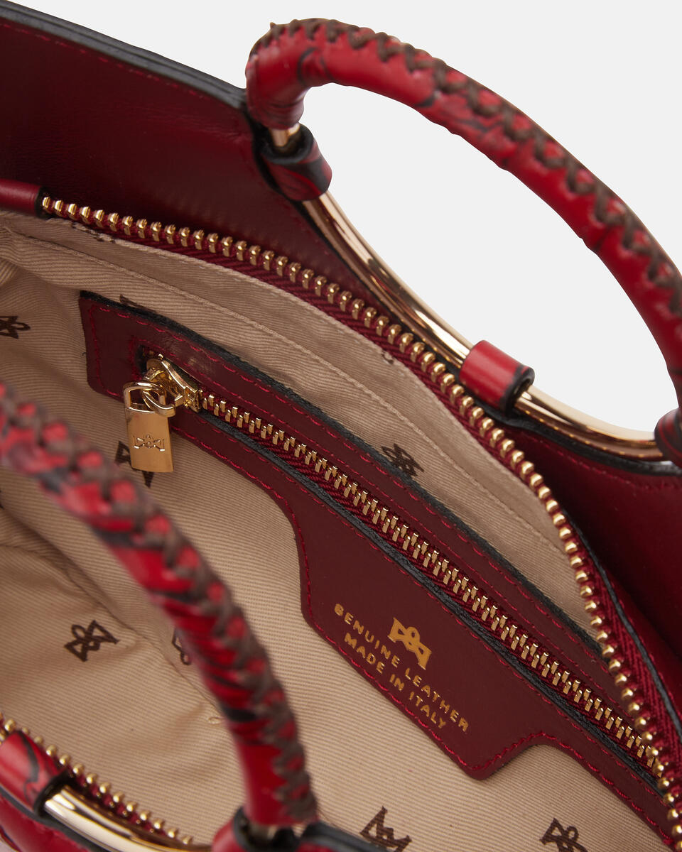 SMALL TOTE BAG Red  - Tote Bags - Women's Bags - Bags - Cuoieria Fiorentina
