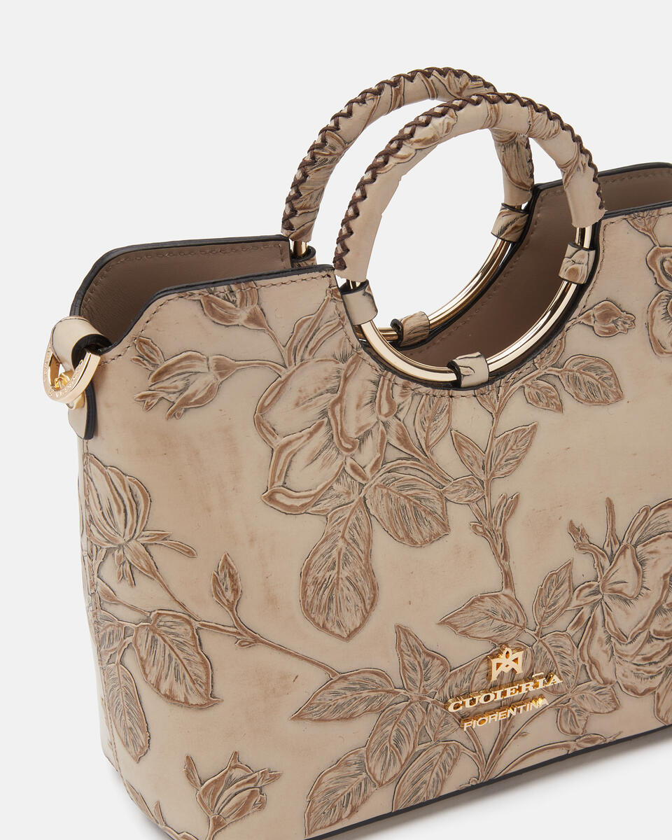 SMALL TOTE BAG Taupe  - Tote Bags - Women's Bags - Bags - Cuoieria Fiorentina