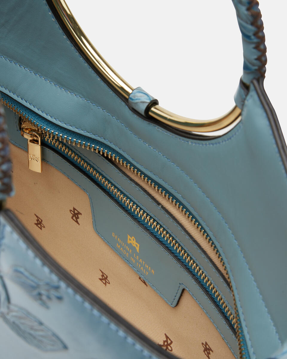 TOTE BAG Light blue  - Tote Bags - Women's Bags - Bags - Cuoieria Fiorentina