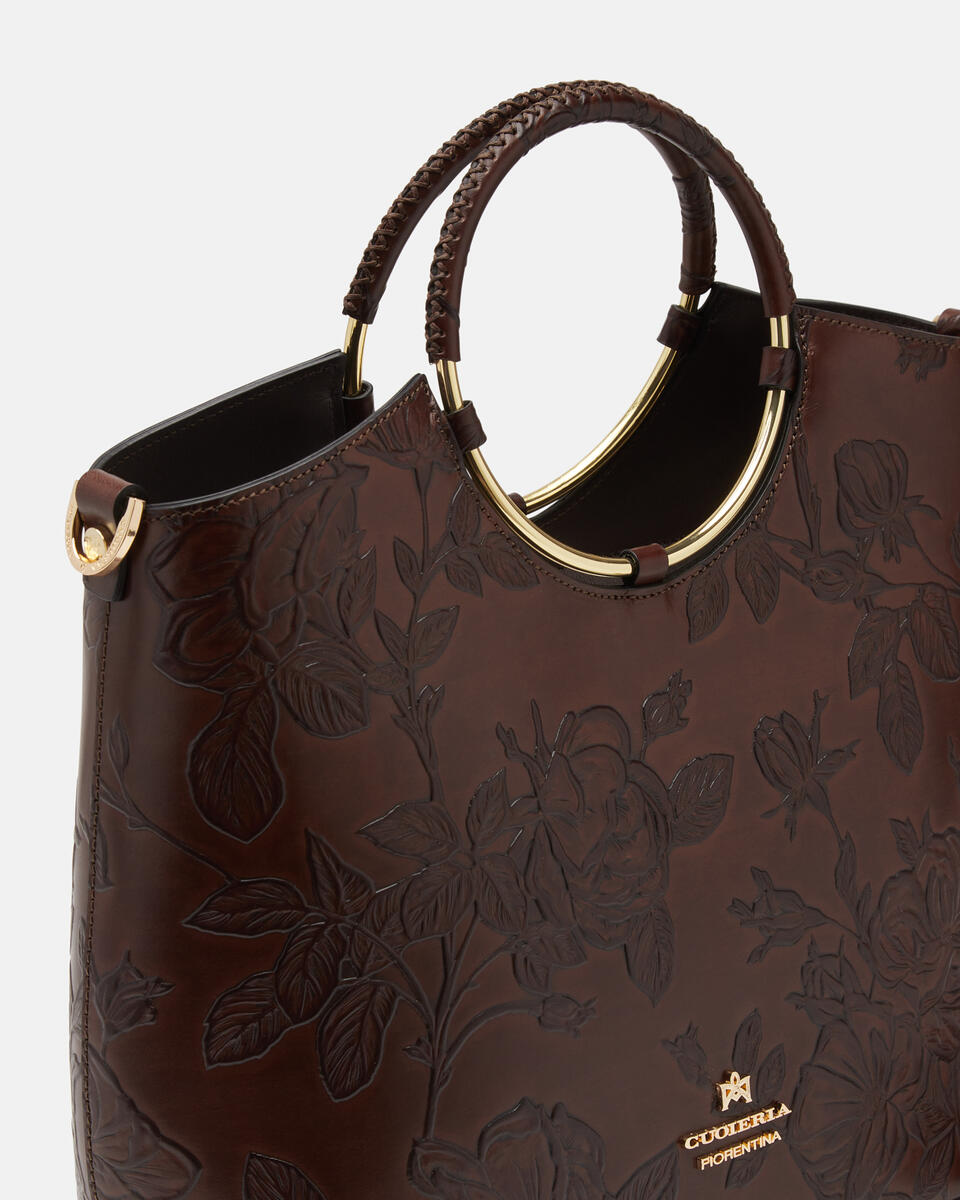 TOTE BAG Mahogany  - Tote Bags - Women's Bags - Bags - Cuoieria Fiorentina