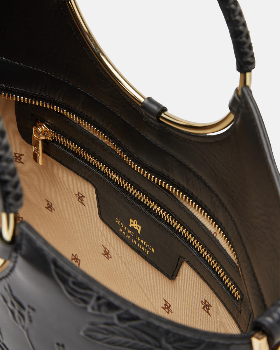 TOTE BAG Black  - Tote Bags - Women's Bags - Bags - Cuoieria Fiorentina