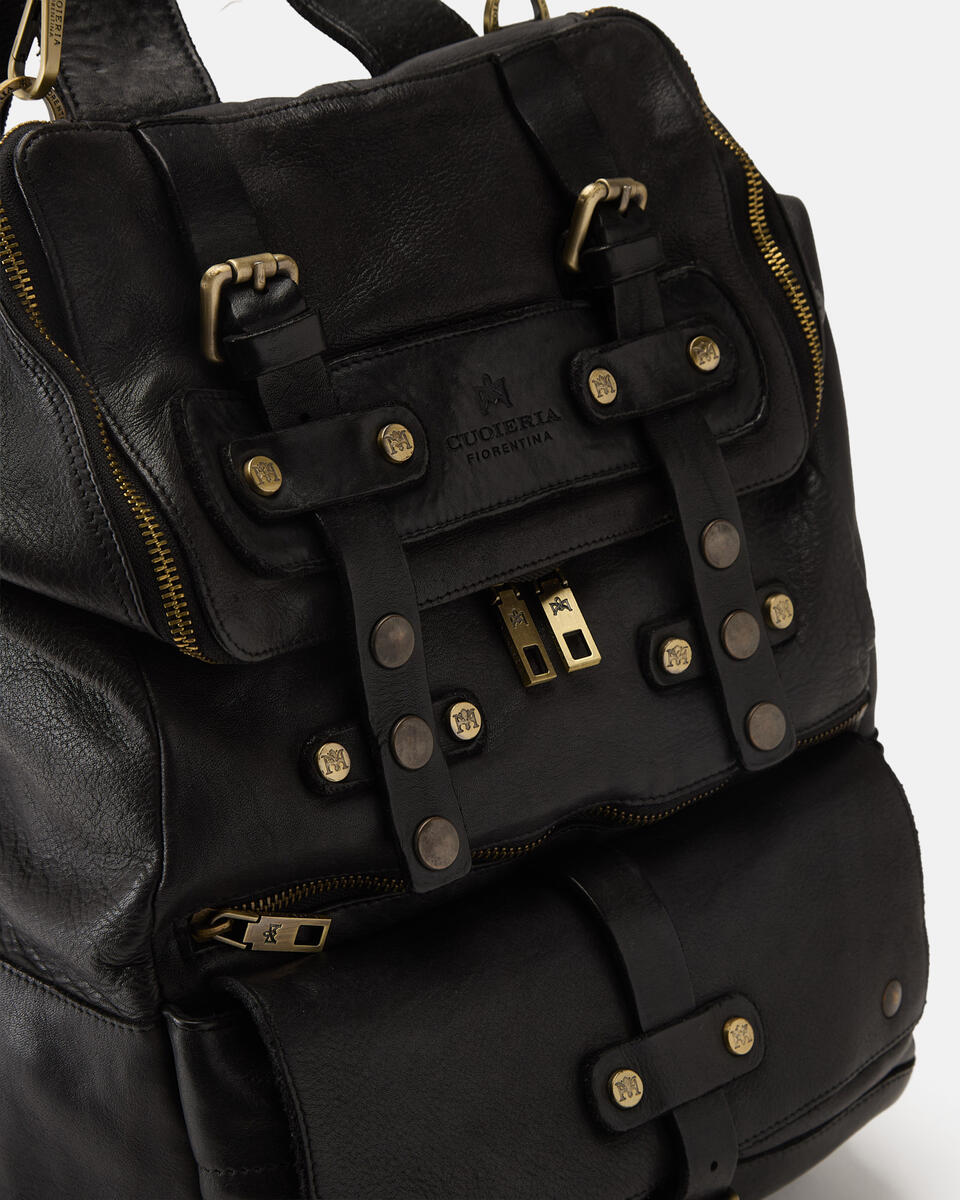Backpack Black  - Backpacks - Men's Bags - Bags - Cuoieria Fiorentina
