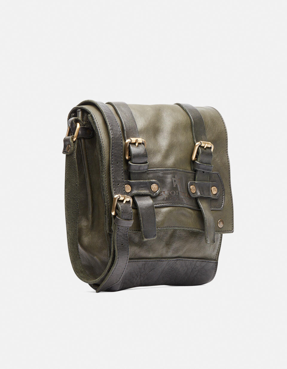 Small Messenger Forest  - Crossbody Bags - Men's Bags - Bags - Cuoieria Fiorentina