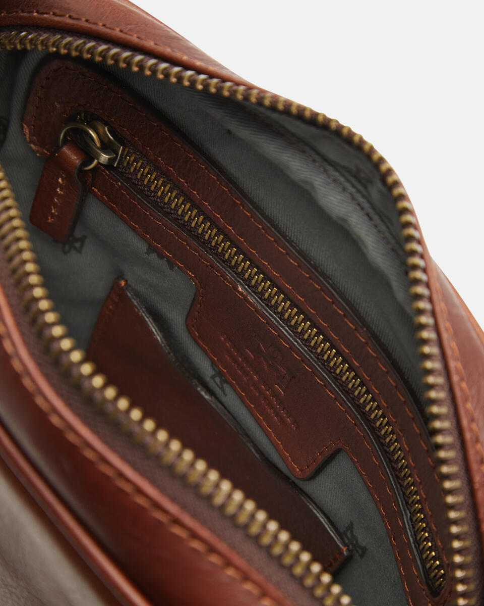 Crossbody Brown  - Crossbody Bags - Men's Bags - Bags - Cuoieria Fiorentina